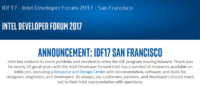 Intel lopettaa 20-vuotisen Intel Developer Forum -perinteen