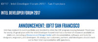 Intel lopettaa 20-vuotisen Intel Developer Forum -perinteen