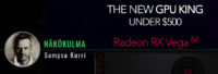 Näkökulma: Radeon RX Vega 64:n hintasekoilu