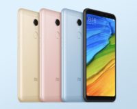 Xiaomilta edulliset Redmi 5 -älypuhelimet 18:9-kuvasuhteen näytöllä
