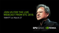NVIDIAn Jensen Huangin keynote-puhe GTC 2018 -tapahtumassa katsottavissa livestreamina tänä iltana
