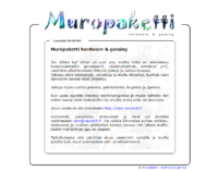 Muropaketti täytti 20 vuotta