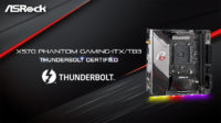 ASRock X570 Phantom Gaming-ITX/TB3 sai ensimmäisenä AMD-emolevynä Thunderbolt-sertifikaatin
