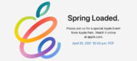 Apple pitää Spring Loaded -julkaisutapahtuman 20. huhtikuuta