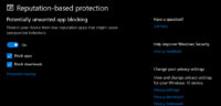 Windows 10 aloittaa Mahdollisesti ei-toivottujen sovellusten estämisen vakiona