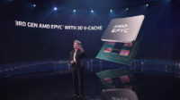 AMD julkisti Epyc-prosessorit 3D V-Cachella ja kertoi ensitietoja tulevista Zen 4 -prosessoreista