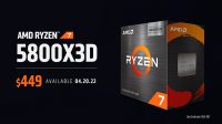 AMD Ryzen 7 5800X3D saapuu myyntiin 20. huhtikuuta kuuden edullisemman mallin rinnalla