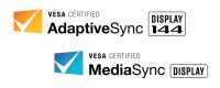 VESA julkaisi AdaptiveSync- ja MediaSync-sertifiointiohjelmat