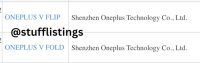OnePlus on rekisteröinyt Kiinassa tuotenimet taittuvanäyttöisille puhelimille