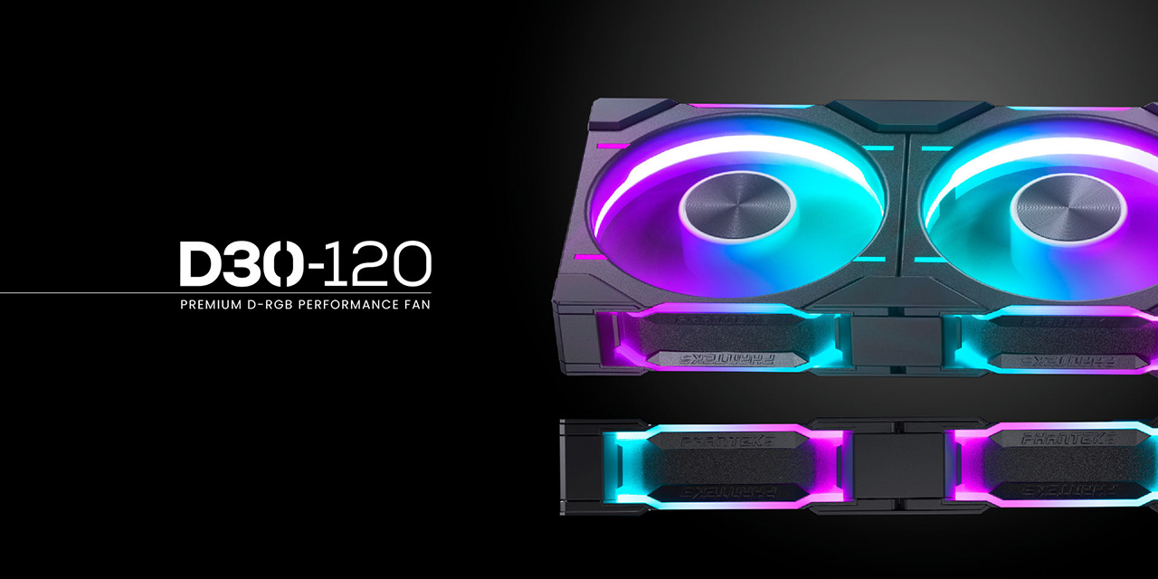 Phanteks Julkaisi Lasikulmaisen NV7 kotelon Ja D30 D RGB tuulettimet 