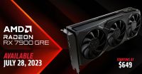 AMD julkaisi uuden Radeon RX 7900 GRE -näytönohjaimen