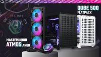 Cooler Master julkaisi tee-se-itse-henkisen Qube 500 Flatpack -kotelon ja MasterLiquid Atmos -AIO-coolerit