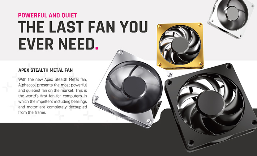 Apex Stealth Metal Fan REVIEW Check out the review from igorsLAB about the  new Apex Stealth metal fan : r/alphacool