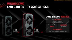 AMD julkaisi Radeon RX 7600 XT:n 16 gigatavun näyttömuistilla