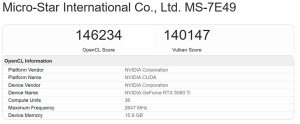 NVIDIAn julkaisematon GeForce RTX 5060 Ti Geekbench- ja kuvavuodoissa