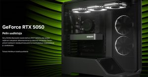 NVIDIA julkaisi GeForce RTX 5050 -näytönohjaimen budjettikokoonpanoihin