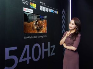 LG Display esittelee messuilla tuoreimpia OLED-uutuuksiaan: 45″ 5K2K ja 27″ 540 / 720 Hz