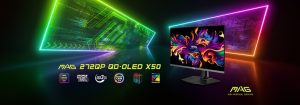 MSI:ltä uusi korkean virkistystaajuuden QD-OLED-pelinäyttö kilpapelaamiseen