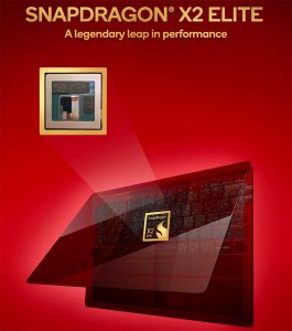 Qualcomm esitteli toisen sukupolven Snapdragon X2 Elite -järjestelmäpiirin tietokoneisiin