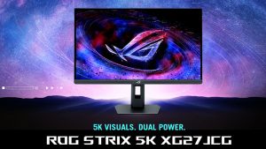 Asus julkisti 5K-resoluution ROG Strix 5K XG27JCG -pelinäytön huippuominaisuuksilla